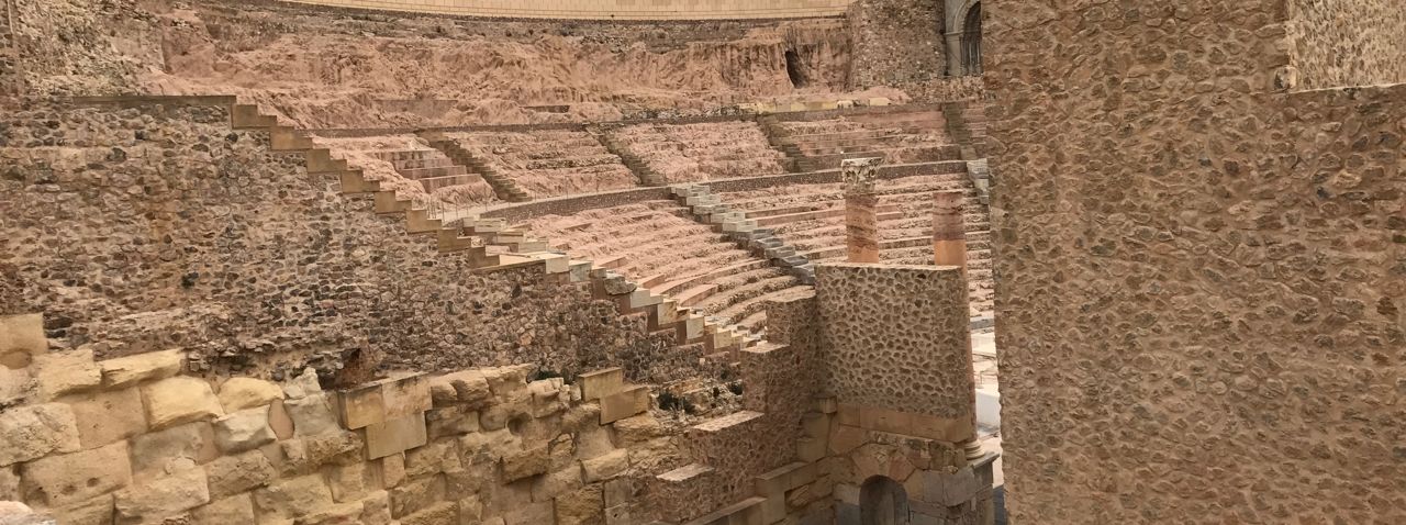 Roman theater, Cartagena, Murcia, Spain
